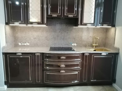 Фото 1. Столешница и стеновая панель из кварцевого агломерата QUANTRA 2430 Artisan Wool от производителя «KARAT». Работаем с 2005 г. Своё оборудование. Бесплатный замер. Гарантия!