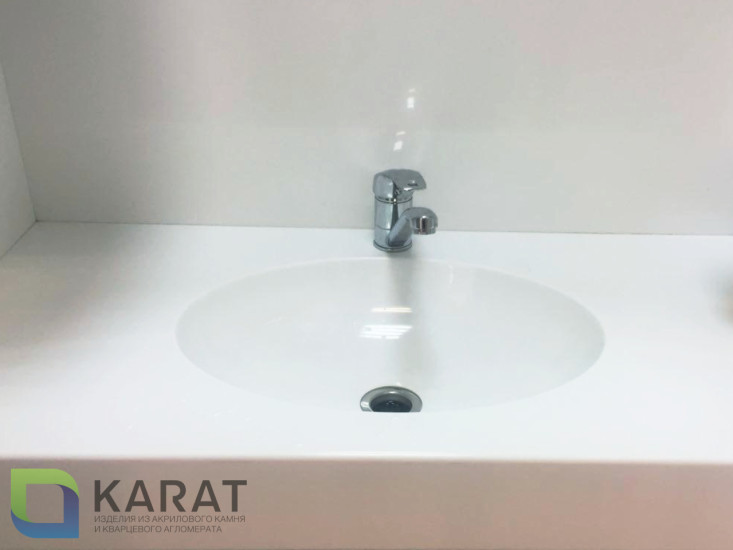 Фото 3. Раковина VN2 акриловый камень от производителя «KARAT». Работаем с 2005 г. Своё оборудование. Бесплатный замер. Гарантия!