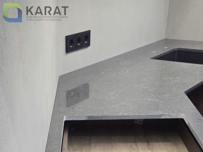 Фото 7. Кухонная столешница сложной геометрии от производителя «KARAT». Работаем с 2005 г. Своё оборудование. Бесплатный замер. Гарантия!