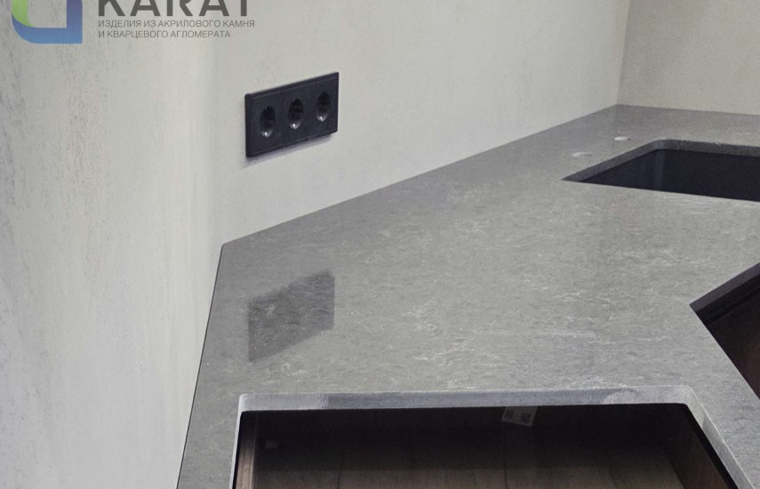 Фото 7. Кухонная столешница сложной геометрии от производителя «KARAT». Работаем с 2005 г. Своё оборудование. Бесплатный замер. Гарантия!