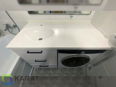 Фото 5. Раковина VN2 акриловый камень от производителя «KARAT». Работаем с 2005 г. Своё оборудование. Бесплатный замер. Гарантия!