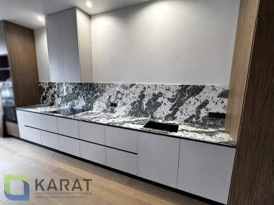 Фото 4. Кухонная столешница и фартук  – акцент в интерьере от производителя «KARAT». Работаем с 2005 г. Своё оборудование. Бесплатный замер. Гарантия!