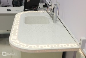 Фото 2. Столешница с подсветкой