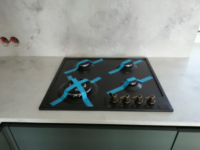 Фото 9. Столешница и стеновая панель из кварцевого агломерата Avant 8100 Мулен от производителя «KARAT». Работаем с 2005 г. Своё оборудование. Бесплатный замер. Гарантия!