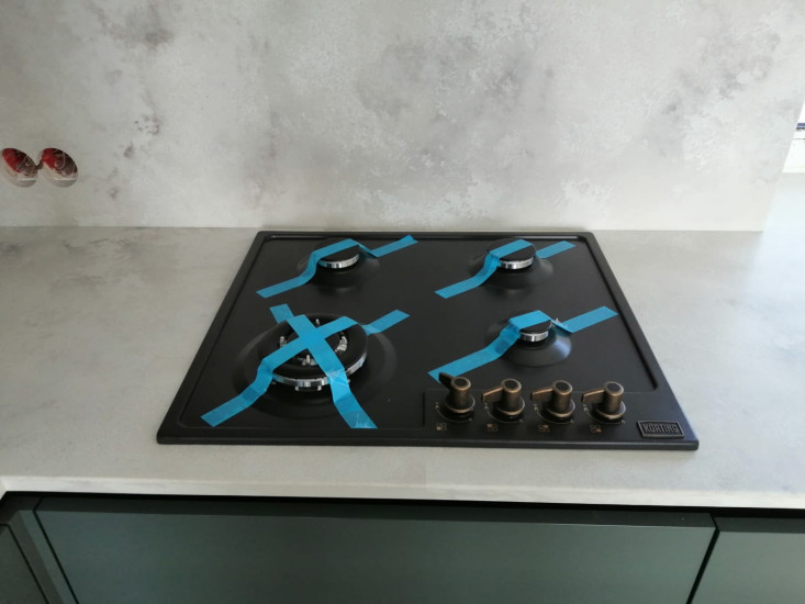 Фото 9. Столешница и стеновая панель из кварцевого агломерата Avant 8100 Мулен от производителя «KARAT». Работаем с 2005 г. Своё оборудование. Бесплатный замер. Гарантия!