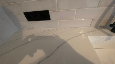 Фото 1. Столешница с мойкой из акрилового камня Grandex C-801 Arezzo от производителя «KARAT». Работаем с 2005 г. Своё оборудование. Бесплатный замер. Гарантия!