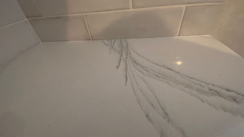 Фото 3. Столешница с мойкой из акрилового камня Grandex C-801 Arezzo от производителя «KARAT». Работаем с 2005 г. Своё оборудование. Бесплатный замер. Гарантия!