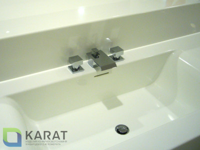 Фото 5. Раковина Карелия XVP акриловый камень от производителя «KARAT». Работаем с 2005 г. Своё оборудование. Бесплатный замер. Гарантия!