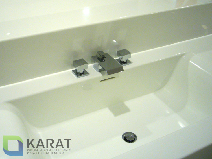 Фото 5. Раковина Карелия XVP акриловый камень от производителя «KARAT». Работаем с 2005 г. Своё оборудование. Бесплатный замер. Гарантия!