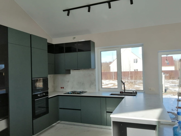 Фото 4. Столешница и стеновая панель из кварцевого агломерата Avant 8100 Мулен от производителя «KARAT». Работаем с 2005 г. Своё оборудование. Бесплатный замер. Гарантия!