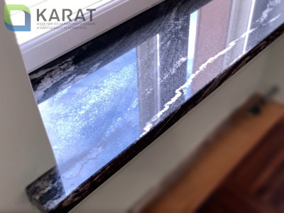 Фото 8. Столешница и три подоконника из гранита от производителя «KARAT». Работаем с 2005 г. Своё оборудование. Бесплатный замер. Гарантия!