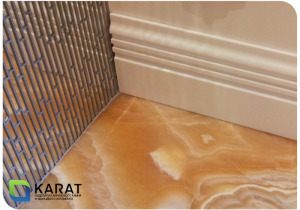 Фото 6. Плинтус из искусственного камня