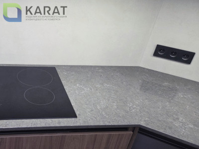Фото 2. Кухонная столешница сложной геометрии от производителя «KARAT». Работаем с 2005 г. Своё оборудование. Бесплатный замер. Гарантия!