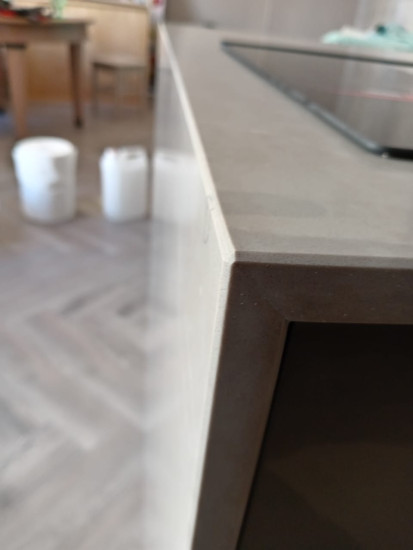 Фото 3. Остров из кварцевого агломерата Cona Quartz UC026 Valley Grey от производителя «KARAT». Работаем с 2005 г. Своё оборудование. Бесплатный замер. Гарантия!