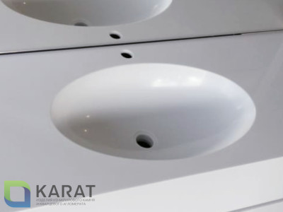 Фото 1. Раковина VN3 акриловый камень от производителя «KARAT». Работаем с 2005 г. Своё оборудование. Бесплатный замер. Гарантия!