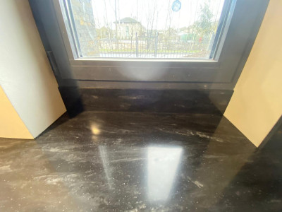 Фото 4. Столешница, остров и стеновые панели из акрилового камня Grandex M-719 A Octopus Ink от производителя «KARAT». Работаем с 2005 г. Своё оборудование. Бесплатный замер. Гарантия!