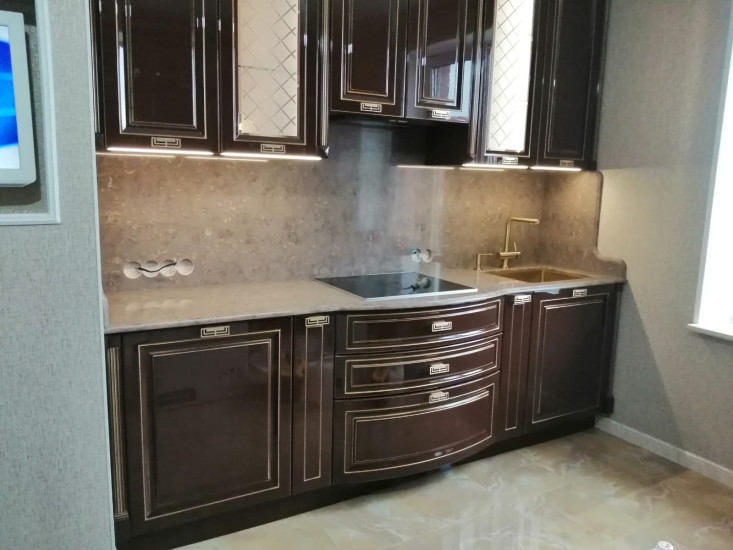 Фото 3. Столешница и стеновая панель из кварцевого агломерата QUANTRA 2430 Artisan Wool от производителя «KARAT». Работаем с 2005 г. Своё оборудование. Бесплатный замер. Гарантия!