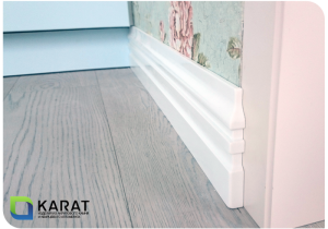 Фото 3. Плинтус из искусственного камня