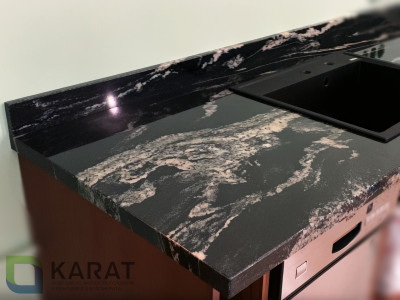 Фото 2. Столешница и три подоконника из гранита от производителя «KARAT». Работаем с 2005 г. Своё оборудование. Бесплатный замер. Гарантия!