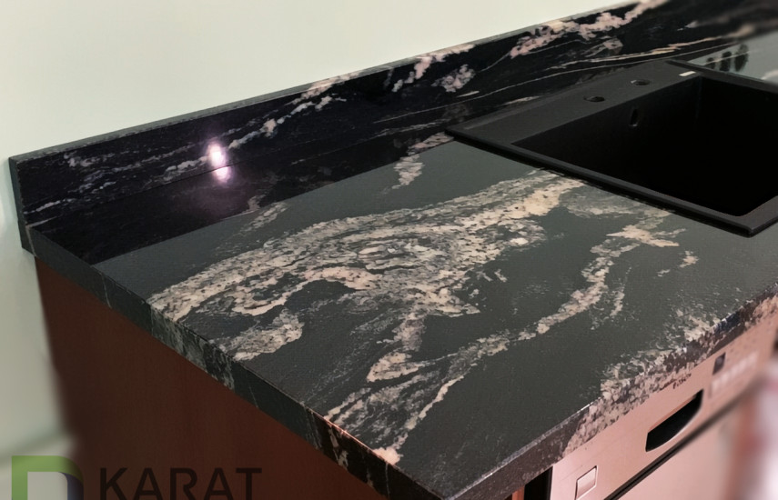 Фото 2. Столешница и три подоконника из гранита от производителя «KARAT». Работаем с 2005 г. Своё оборудование. Бесплатный замер. Гарантия!