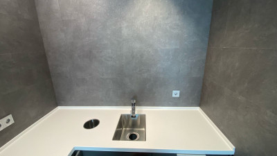 Фото 3. Столешница из акрилового камня Grandex P-104 Pure White от производителя «KARAT». Работаем с 2005 г. Своё оборудование. Бесплатный замер. Гарантия!