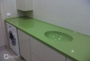 Фото 4. Столешницы из искусственного камня в ванную Фото 4. Столешницы из искусственного камня в ванную