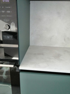 Фото 10. Столешница и стеновая панель из кварцевого агломерата Avant 8100 Мулен от производителя «KARAT». Работаем с 2005 г. Своё оборудование. Бесплатный замер. Гарантия!